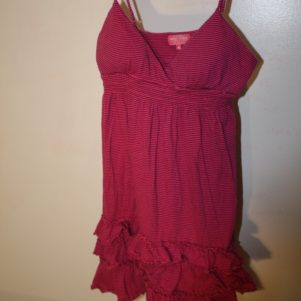 Victoria Secret Pink/Navy Stripped Lingerie